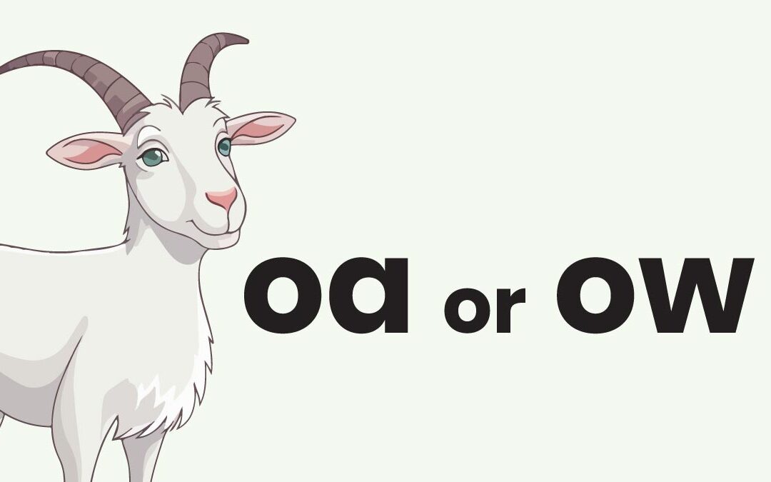 Understanding ‘oa’ and ‘ow’. When and where they are used.